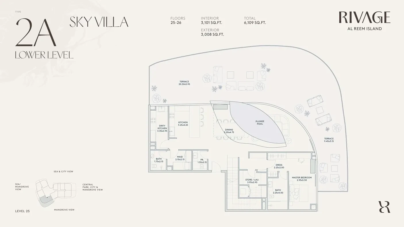 Rivage: published floor plan 4