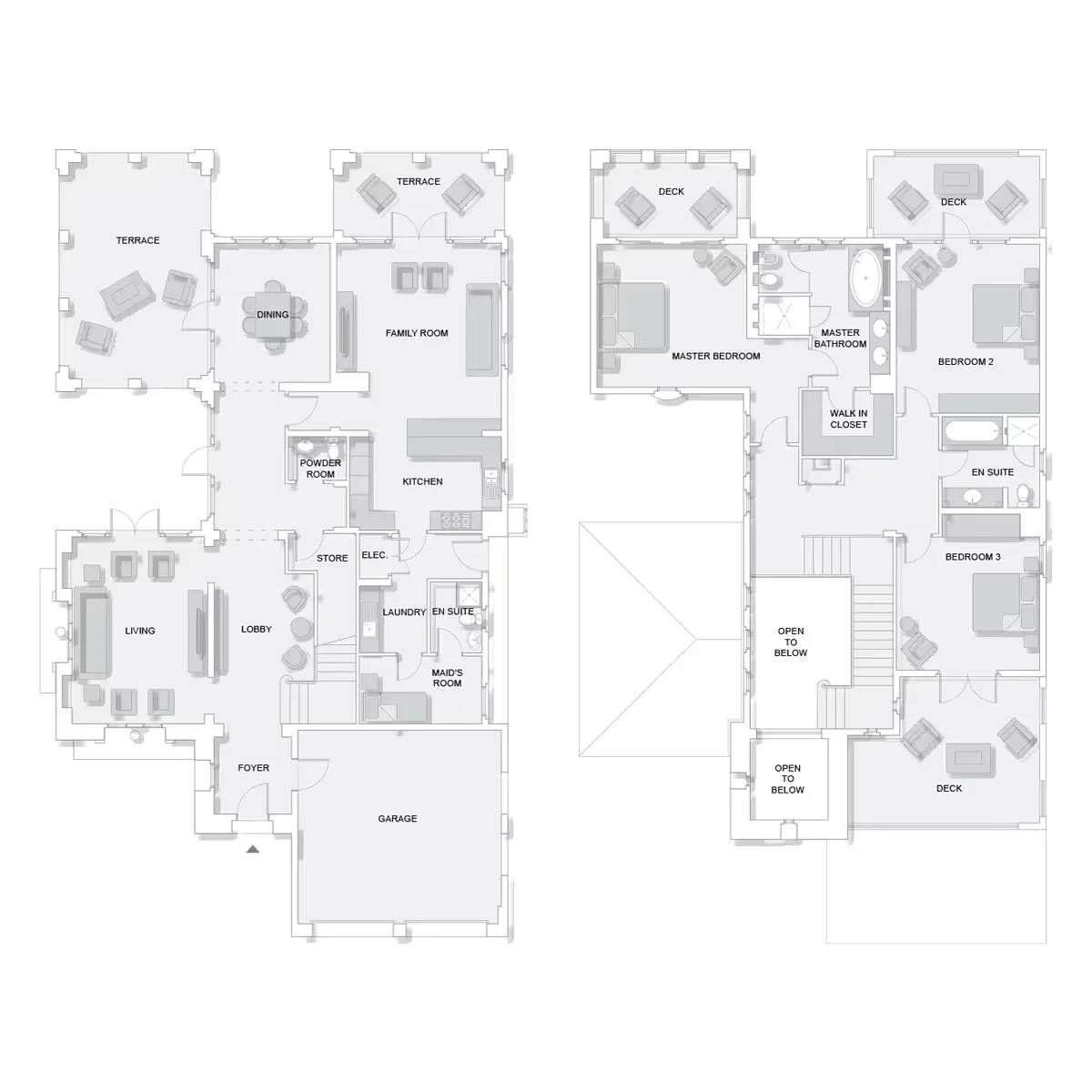 Saadiyat Beach Villas: published floor plan 1