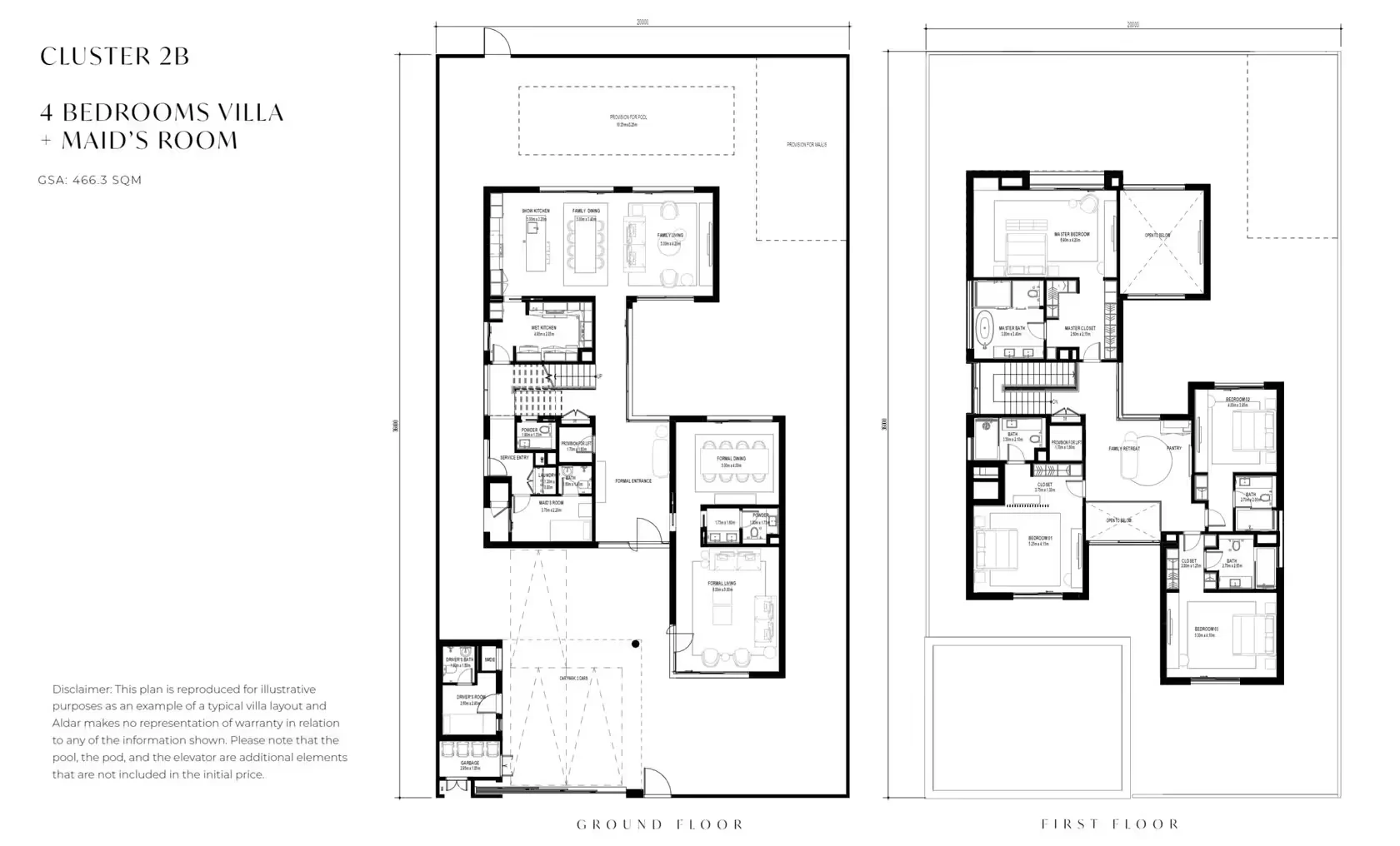 Saadiyat lagoons-final phase: published floor plan 1