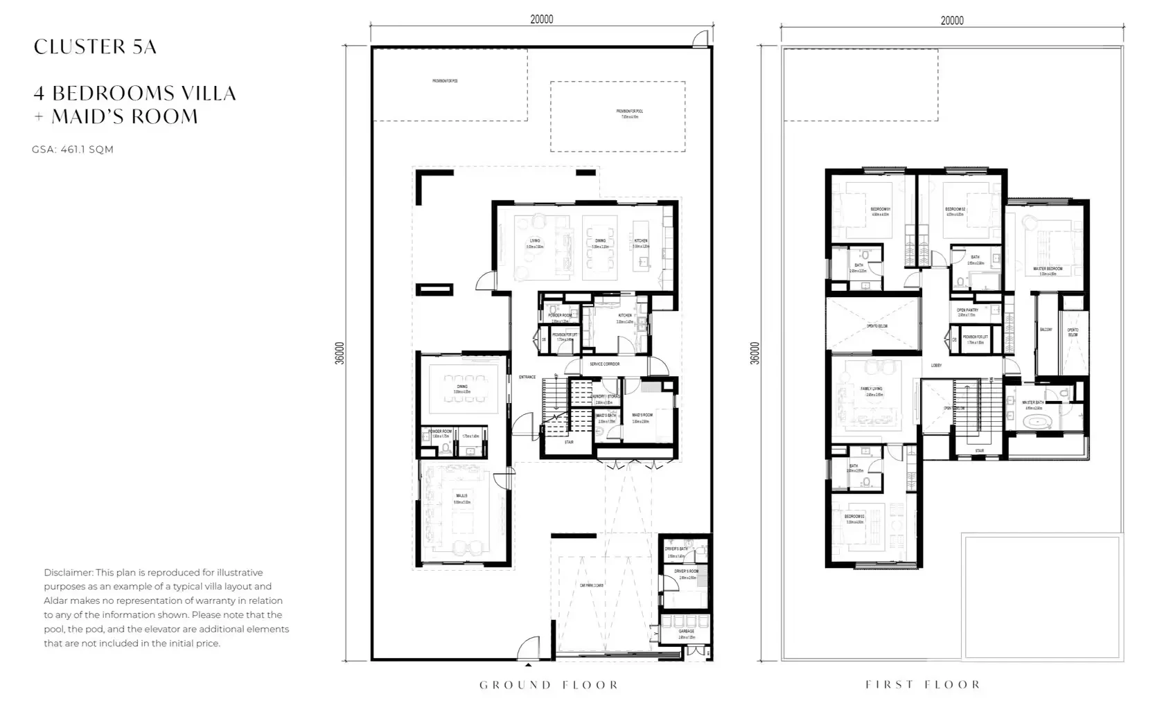 Saadiyat lagoons-final phase: published floor plan 2