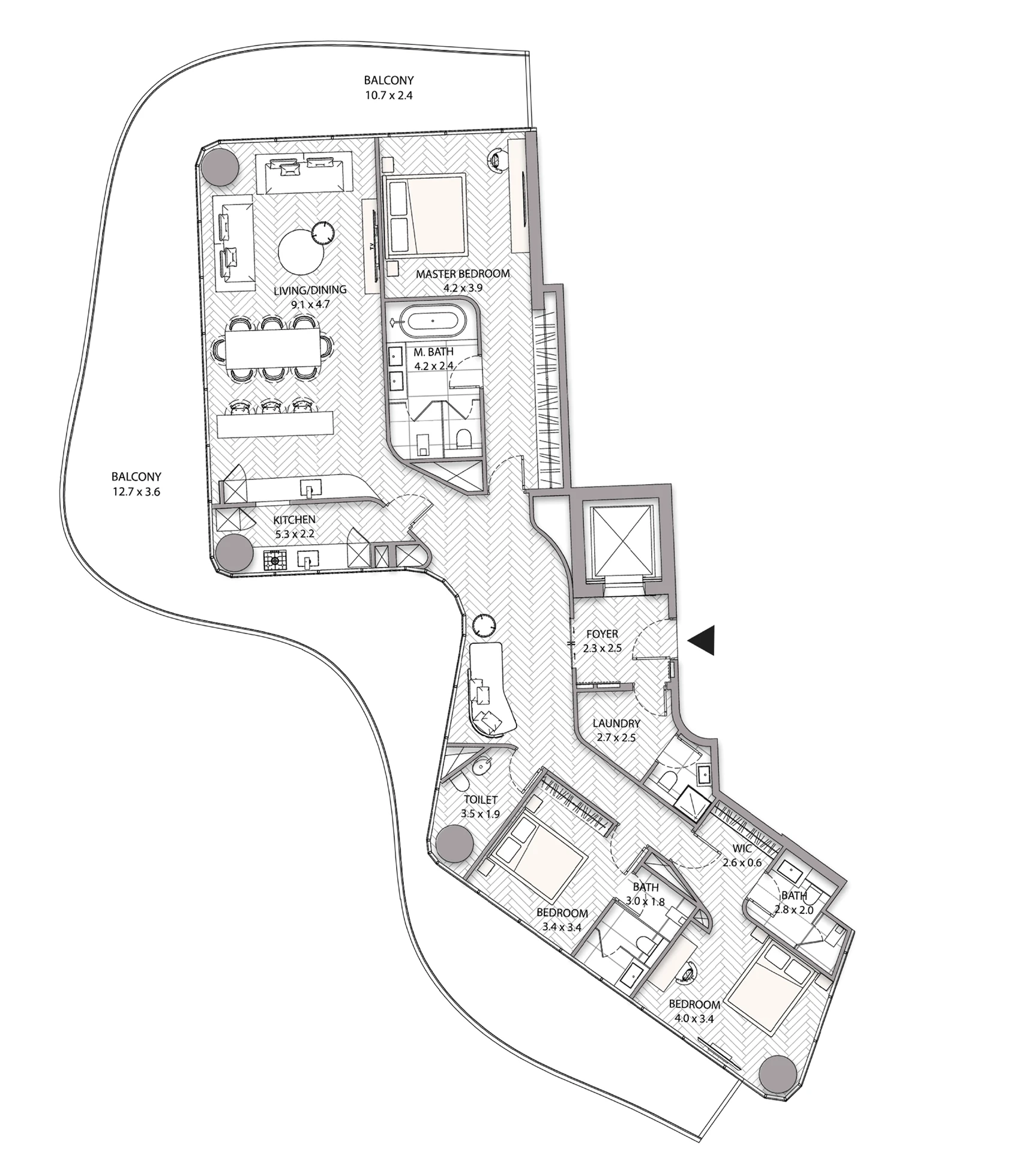 SAAS Heights: published floor plan 3