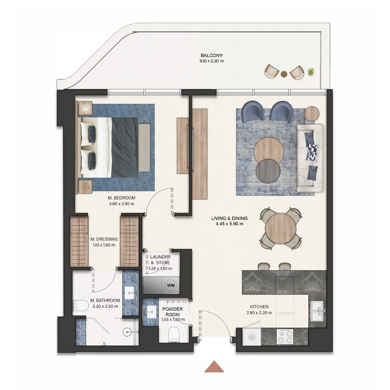 Seamont Autograph Collection: published floor plan 1