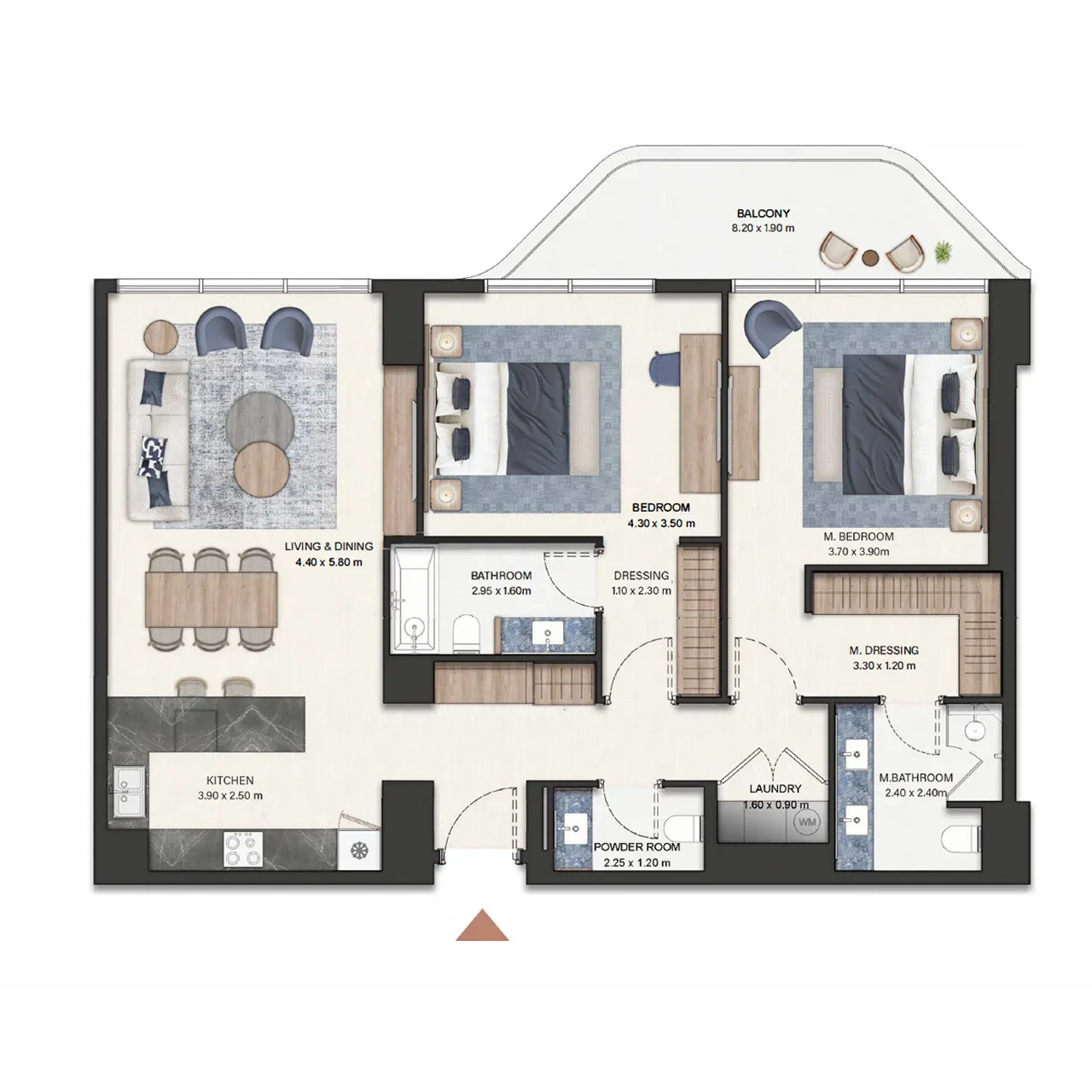 Seamont Autograph Collection: published floor plan 2