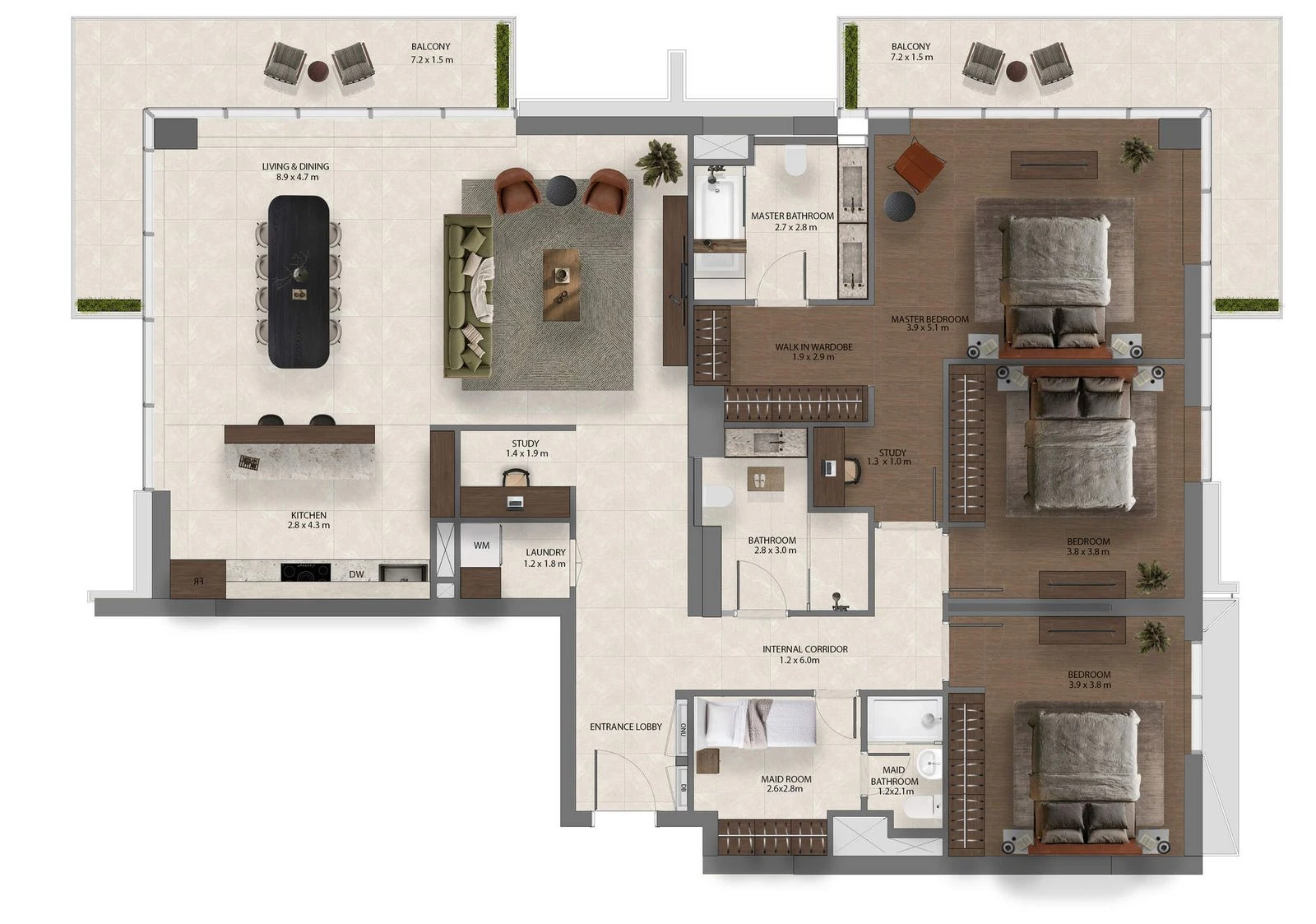 Sei Saadiyat: published floor plan 3