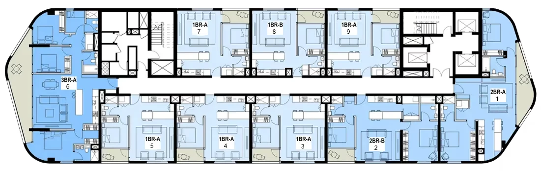 Shams Meera: published floor plan 1