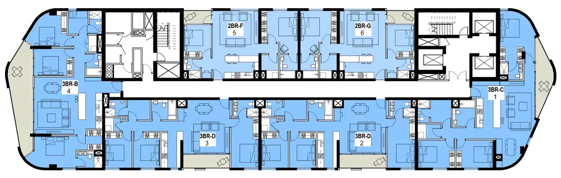 Shams Meera: published floor plan 2