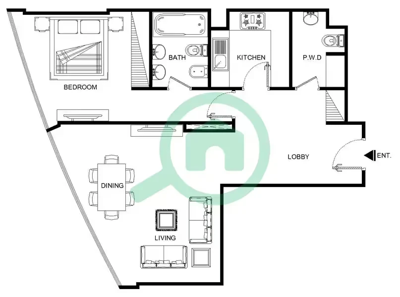 Sky Tower: published floor plan 1
