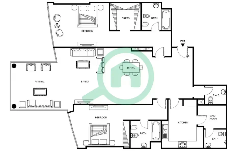 Sky Tower: published floor plan 3