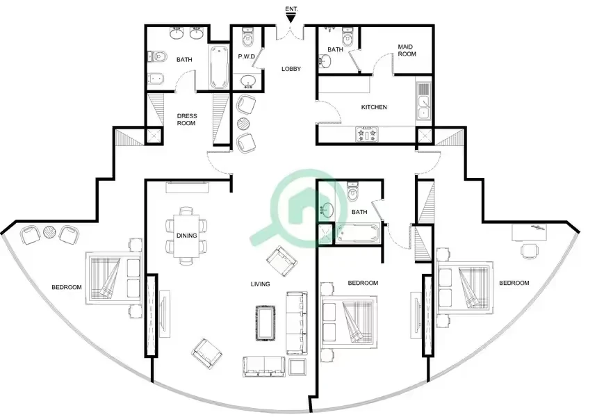Sky Tower: published floor plan 6