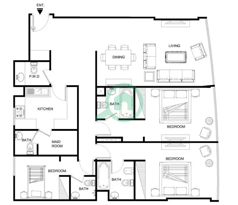 Sky Tower: published floor plan 8