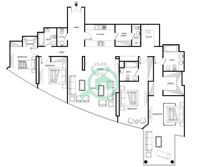 Sky Tower: published floor plan 10