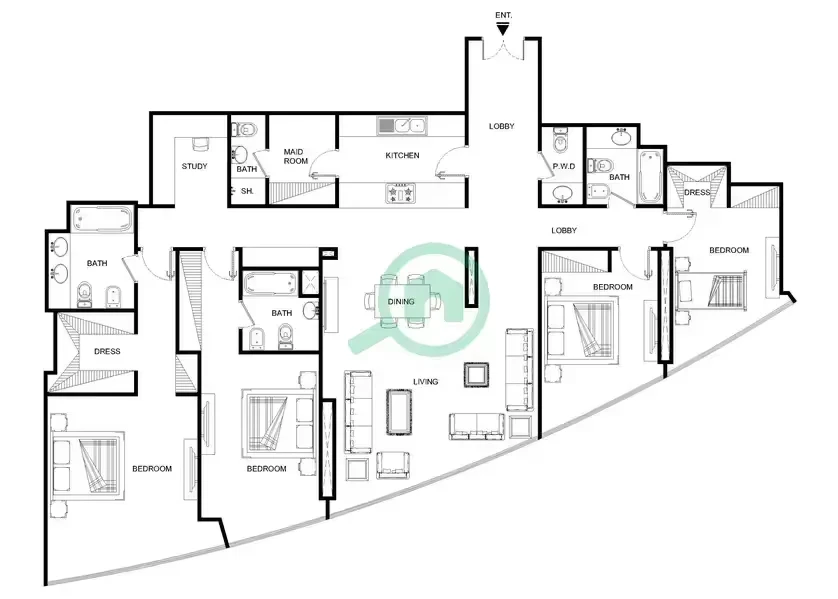 Sky Tower: published floor plan 11
