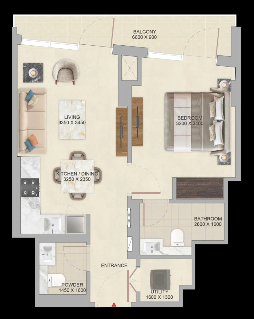 Sobha City: published floor plan 1