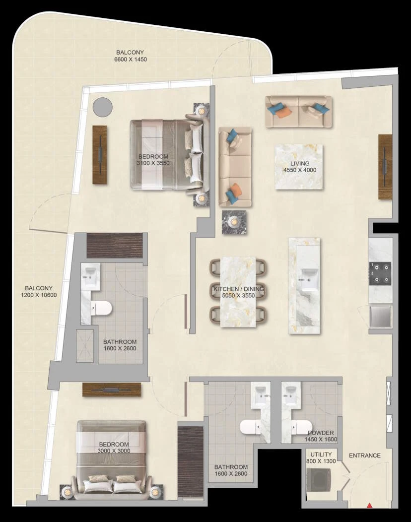 Sobha City: published floor plan 2