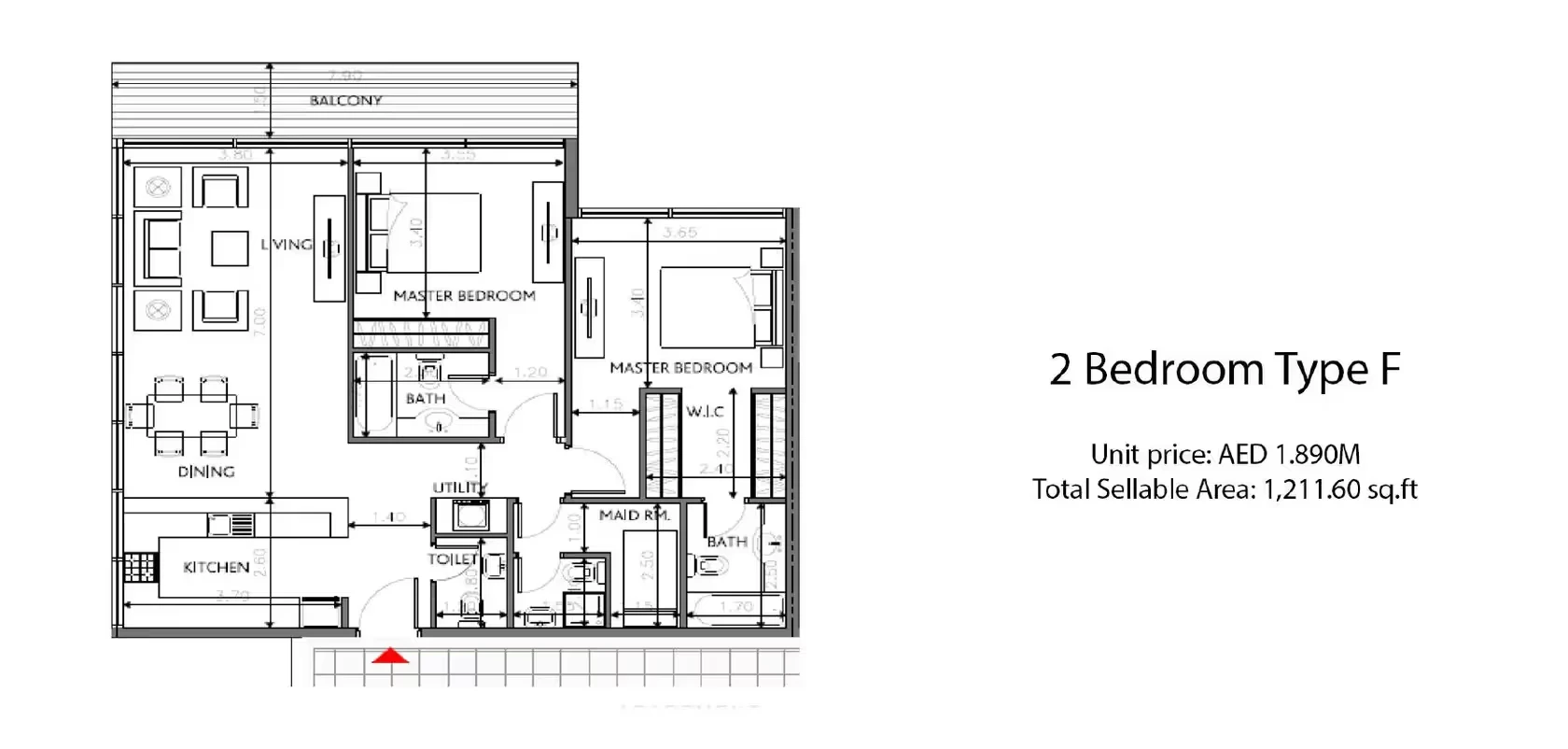 Soho Square: published floor plan 2