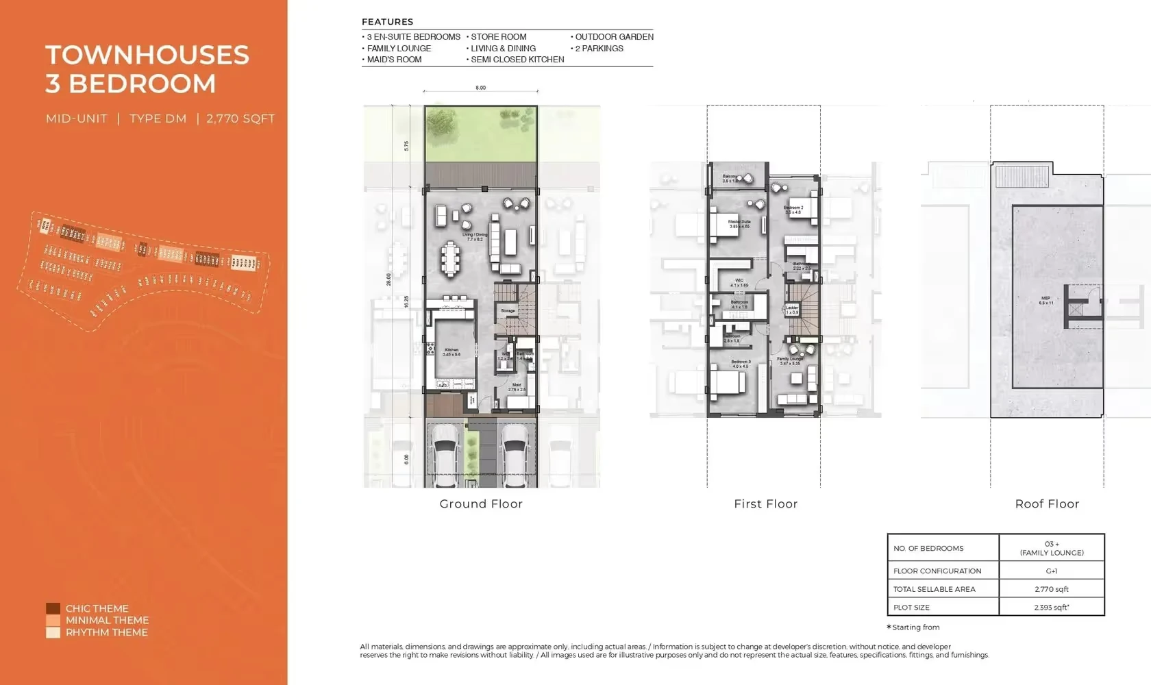 Sunset Valley: published floor plan 1