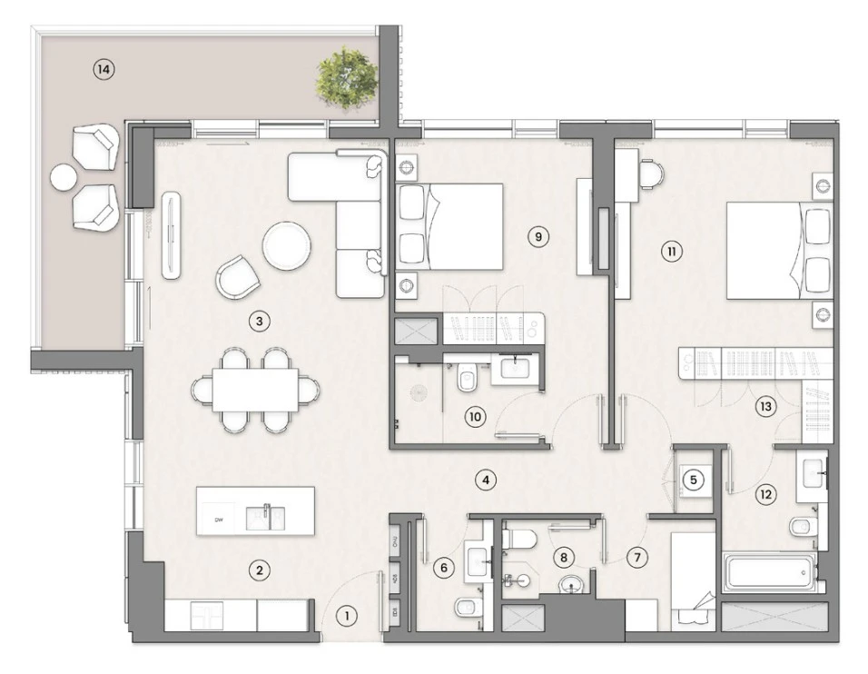 Tara Park: published floor plan 2