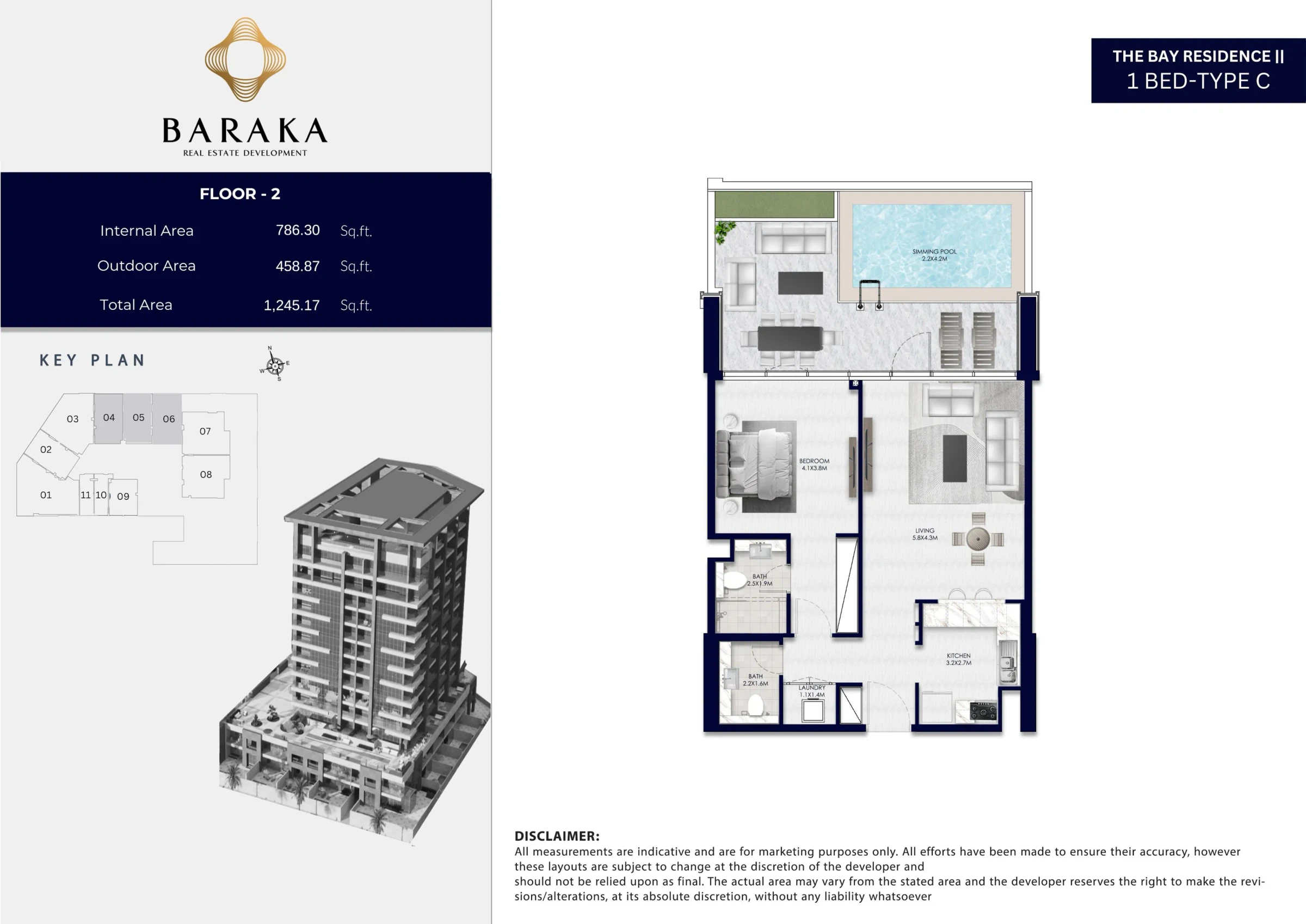 The Bay Residence 2: published floor plan 2