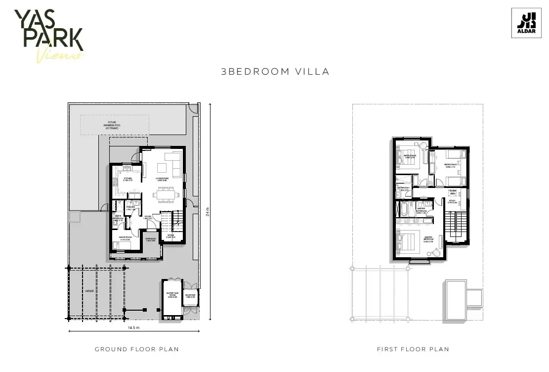 Yas Park Views: published floor plan 1