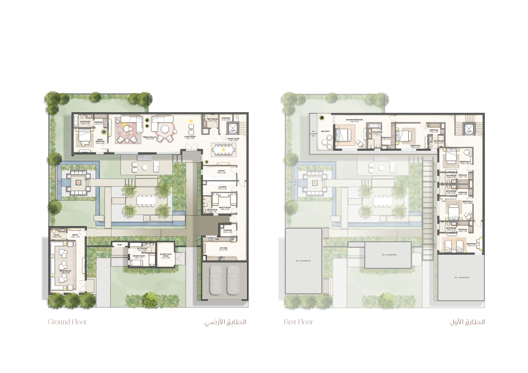 Al Metlaa: 6 bedroom villa, 6 Bedroom