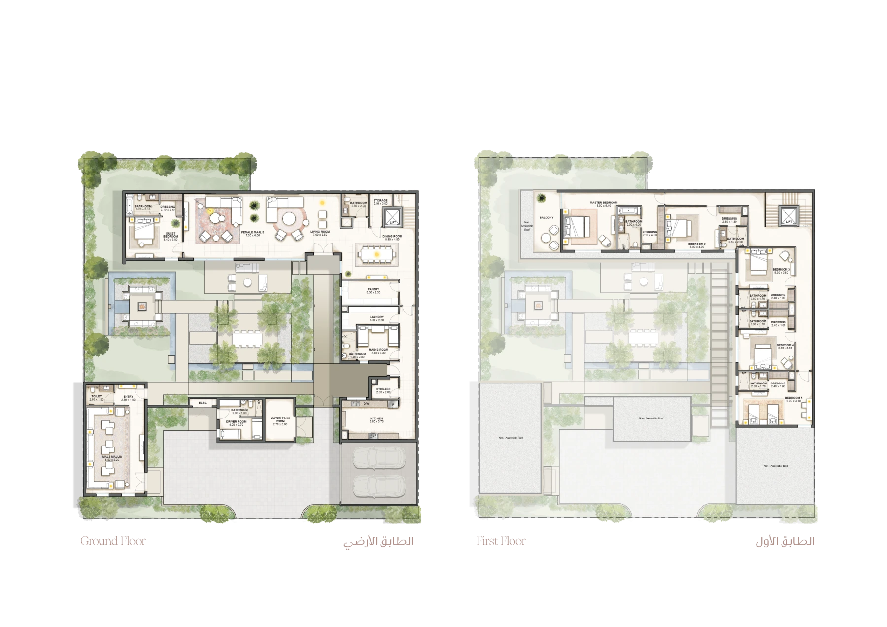 Al Metlaa: 6 bedroom villa, 6 Bedroom Corner