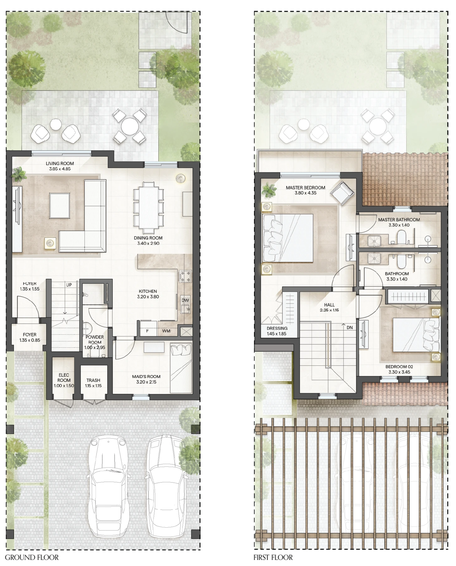 Carmona at Bloom Living: 2 bedroom townhouse, Type M