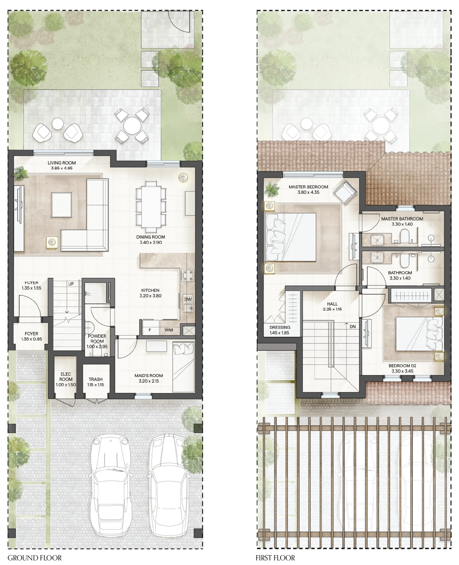 Carmona at Bloom Living: 2 bedroom townhouse, Type M1