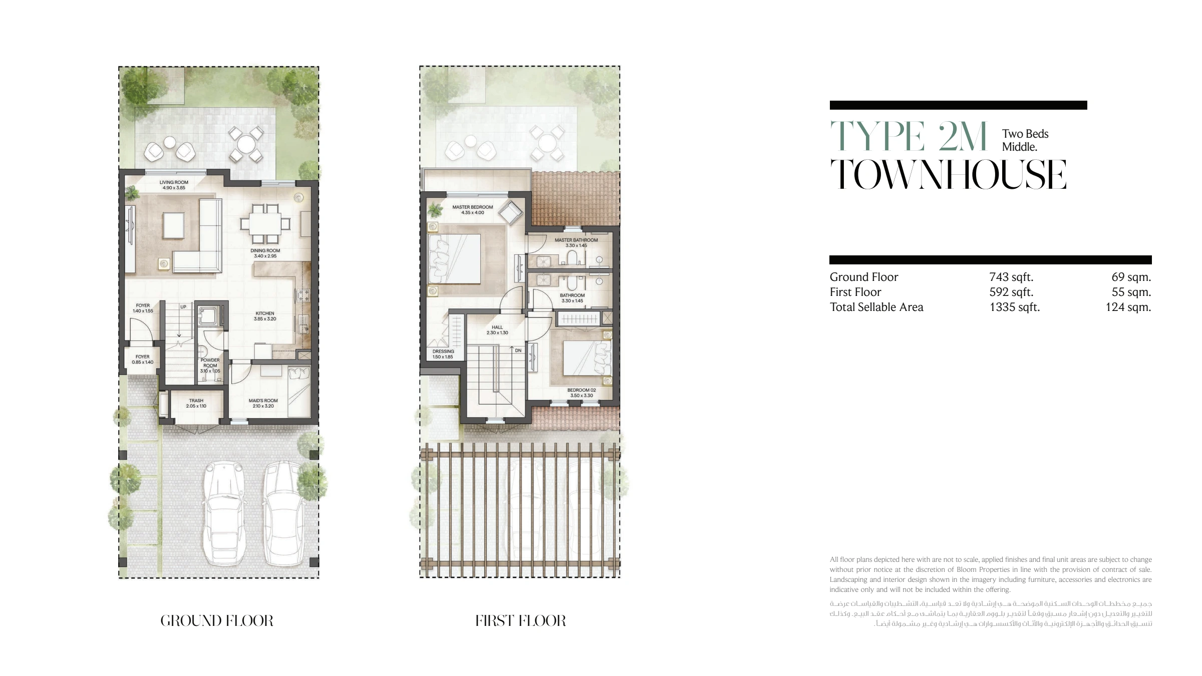 Casares measured townhouse layout, brochure page 10