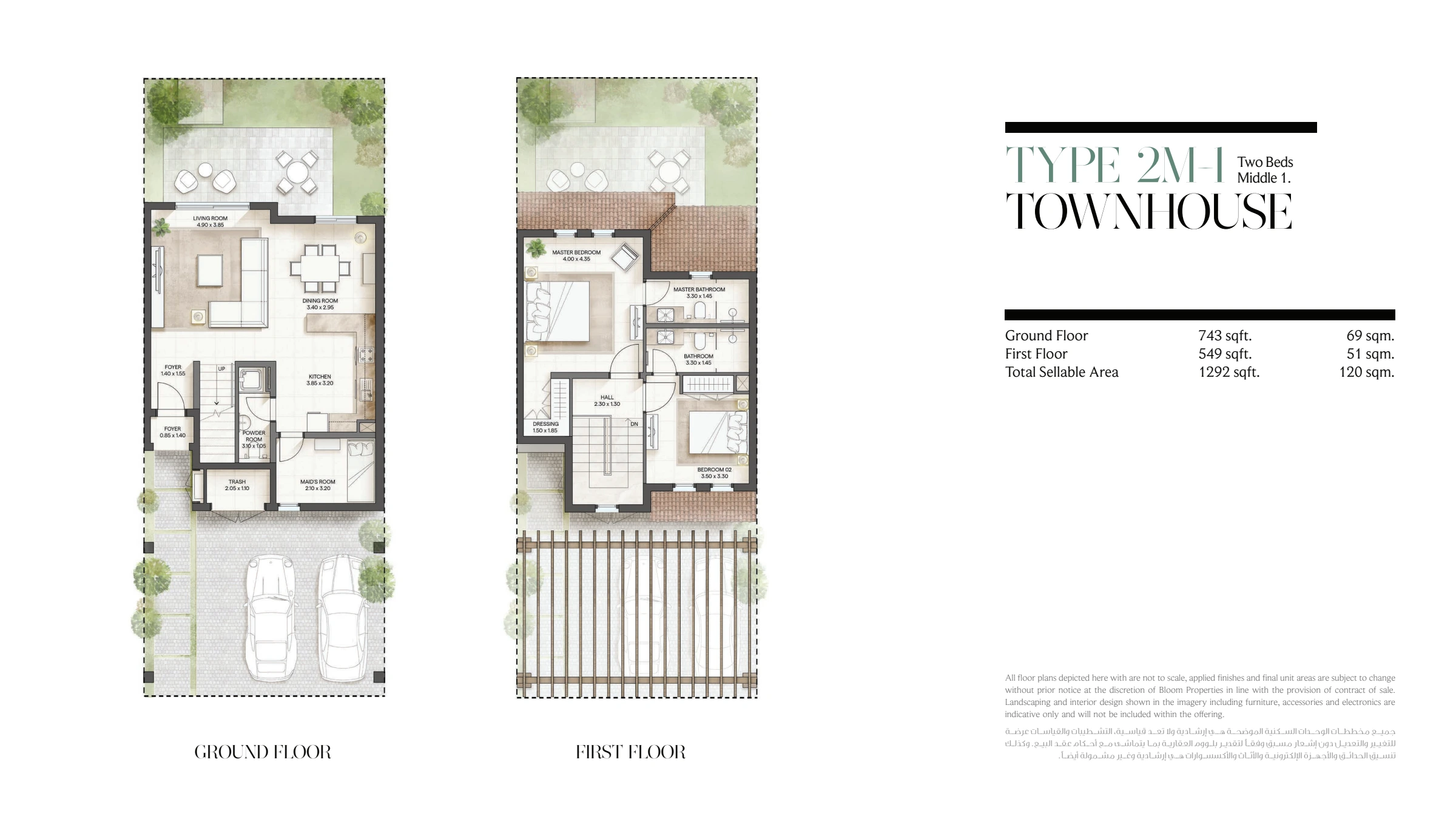 Casares measured townhouse layout, brochure page 11