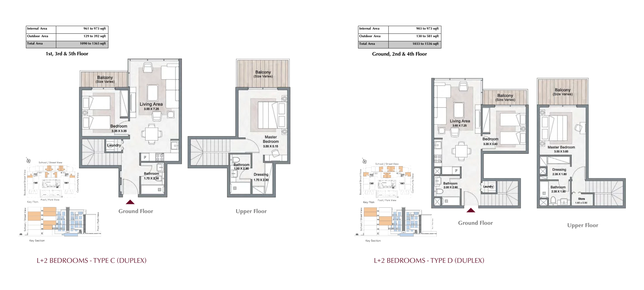 Official Ville 11 home layouts, brochure page 16