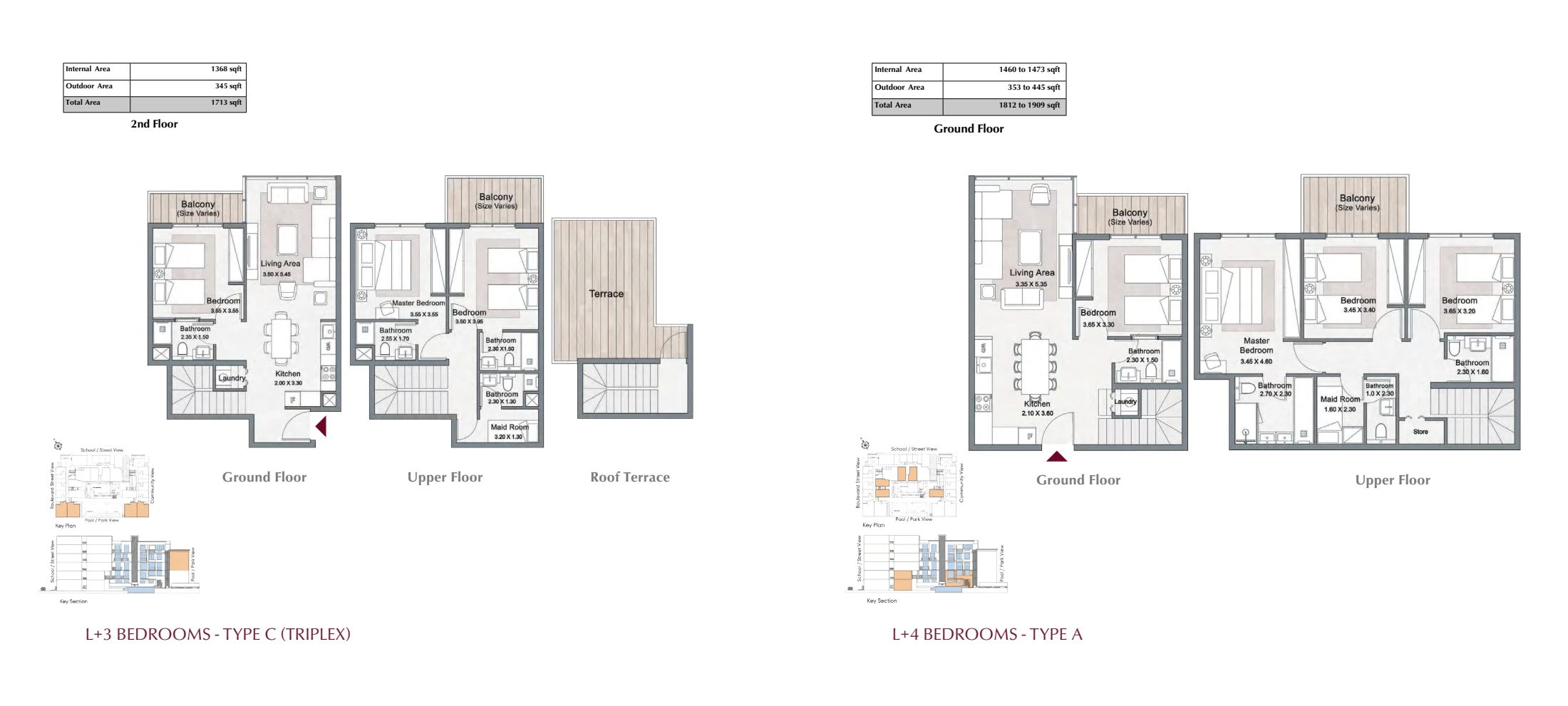 Official Ville 11 home layouts, brochure page 18